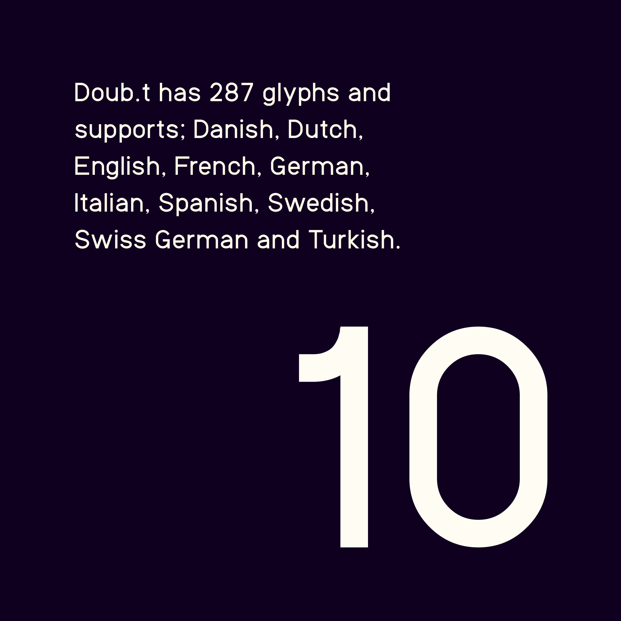 Doub.t Typeface - 1