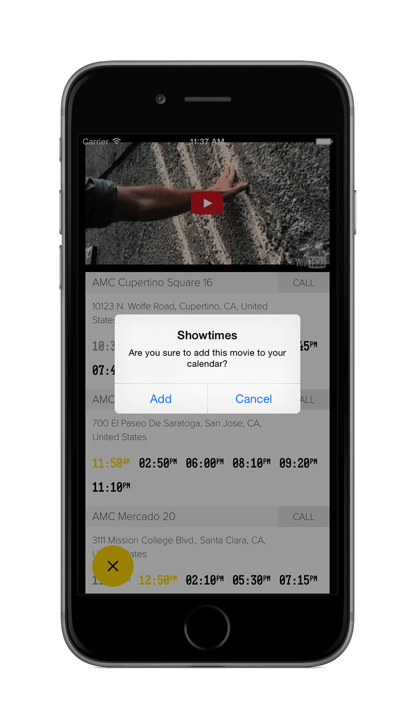 Showtimes iOS and macOS App - 5